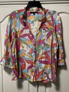 Harve Benard Blouse Multicolors Size LP New/no tag